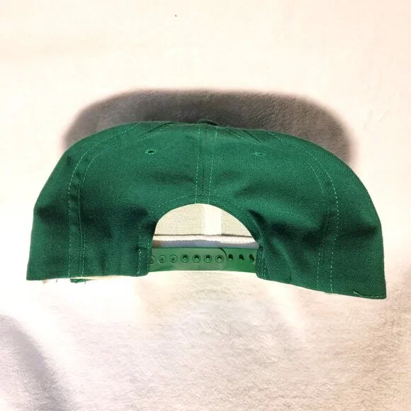 New John Deere Ball Cap Green w/ solid back Snap Adjustment - Picture 2 of 2